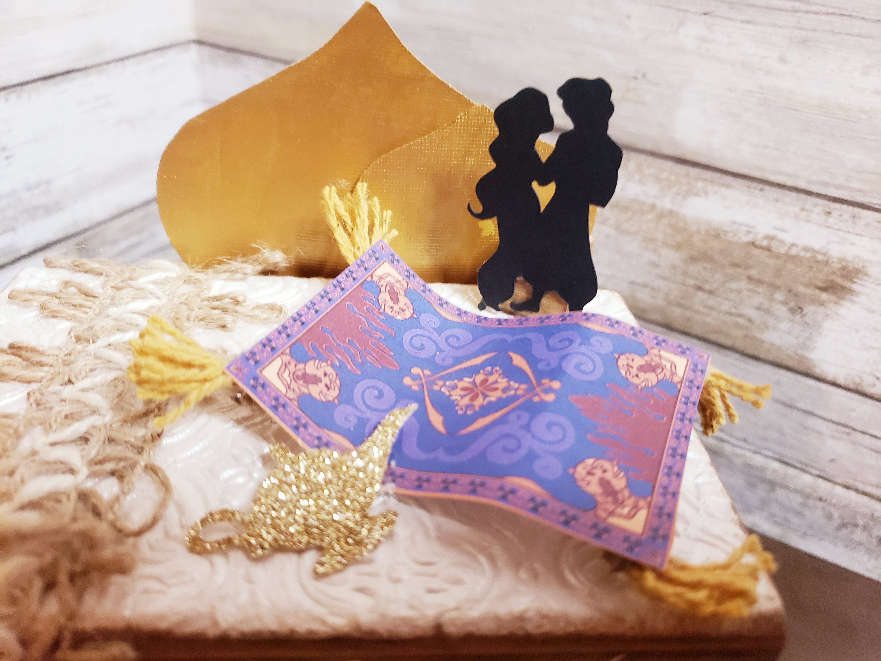 Aladdin Wedding decor, Aladdin and Jasmine decor, Disney wedding, Disney centerpiece, Aladdin party decor, Disney decor Princess party