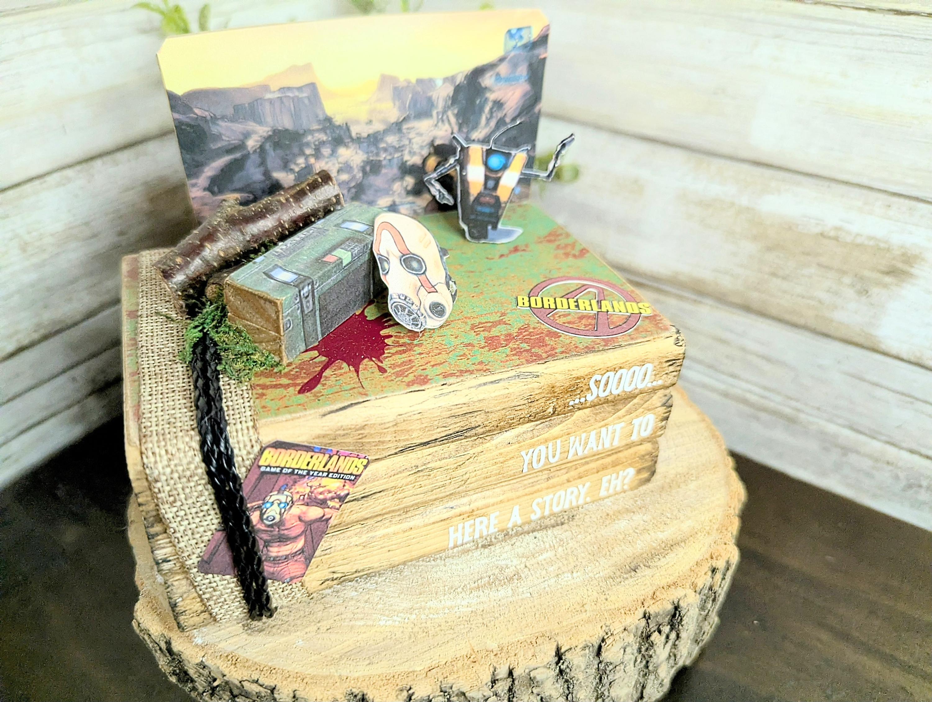 Borderlands decor, video game wedding decor, Borderlands centerpiece, Borderlands Party gift decor, Video game decor centerpiece