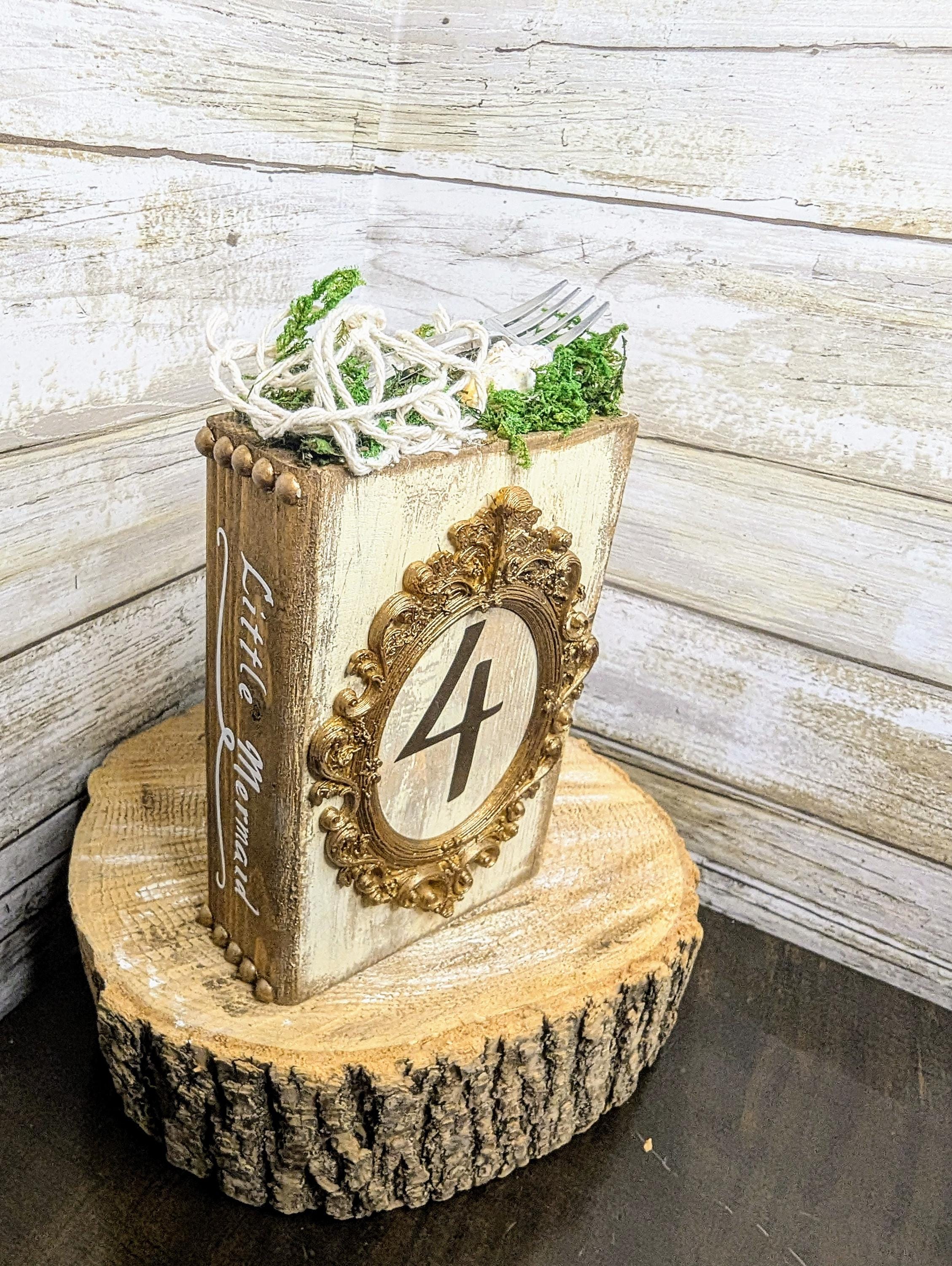 Disney Little Mermaid table number decor, Disney wedding table number,Disney wedding, Disney princess table numbers, Disney party numbers