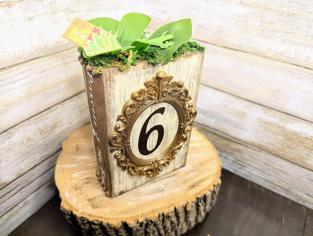 Disney Tiana table number decor, Disney wedding table numbers, Disney wedding decor, Disney wedding, Disney princess table number