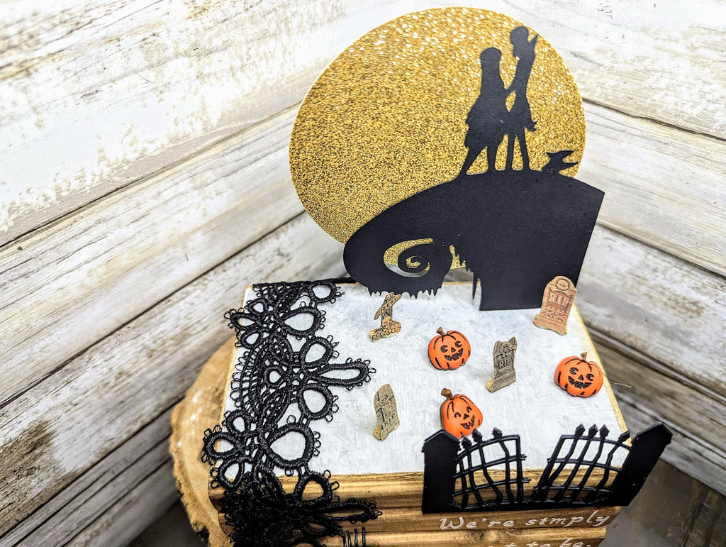 Nightmare before Christmas decor Disney wedding decor Disney wedding centerpiece Nightmare before Christmas party decor Jack and Sally gift