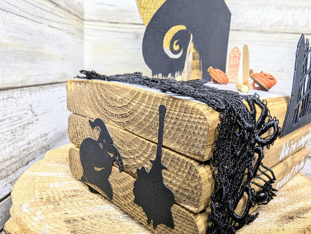 Nightmare before Christmas decor Disney wedding decor Disney wedding centerpiece Nightmare before Christmas party decor Jack and Sally gift