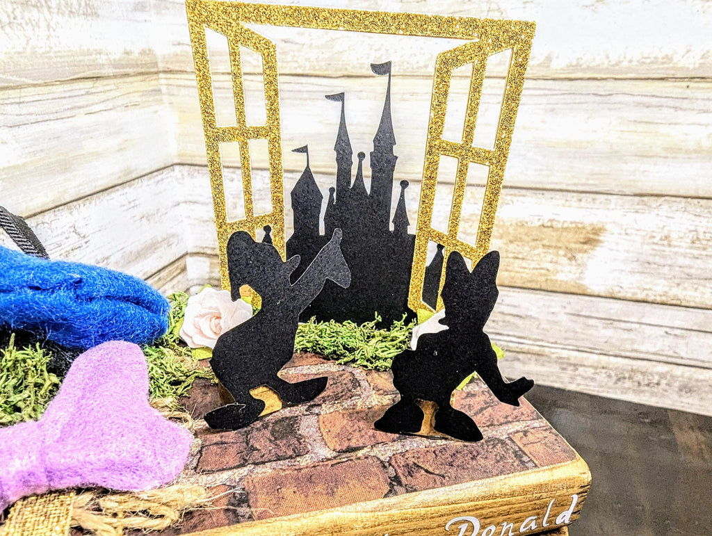 Donald and Daisy Decor, Disney Wedding table decor, Disney wedding centerpiece, Donald and daisy gift, Donald and Daisy wedding decor