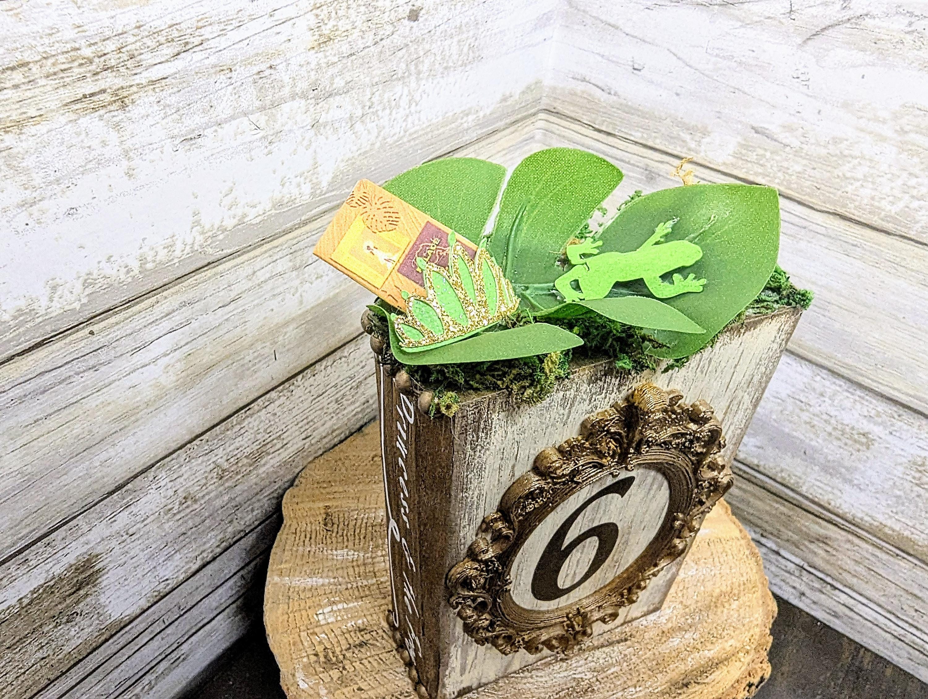 Disney Tiana table number decor, Disney wedding table numbers, Disney wedding decor, Disney wedding, Disney princess table number