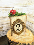 Disney Snow White table number decor, Disney wedding party table number decor,Disney wedding, Disney princess table numbers