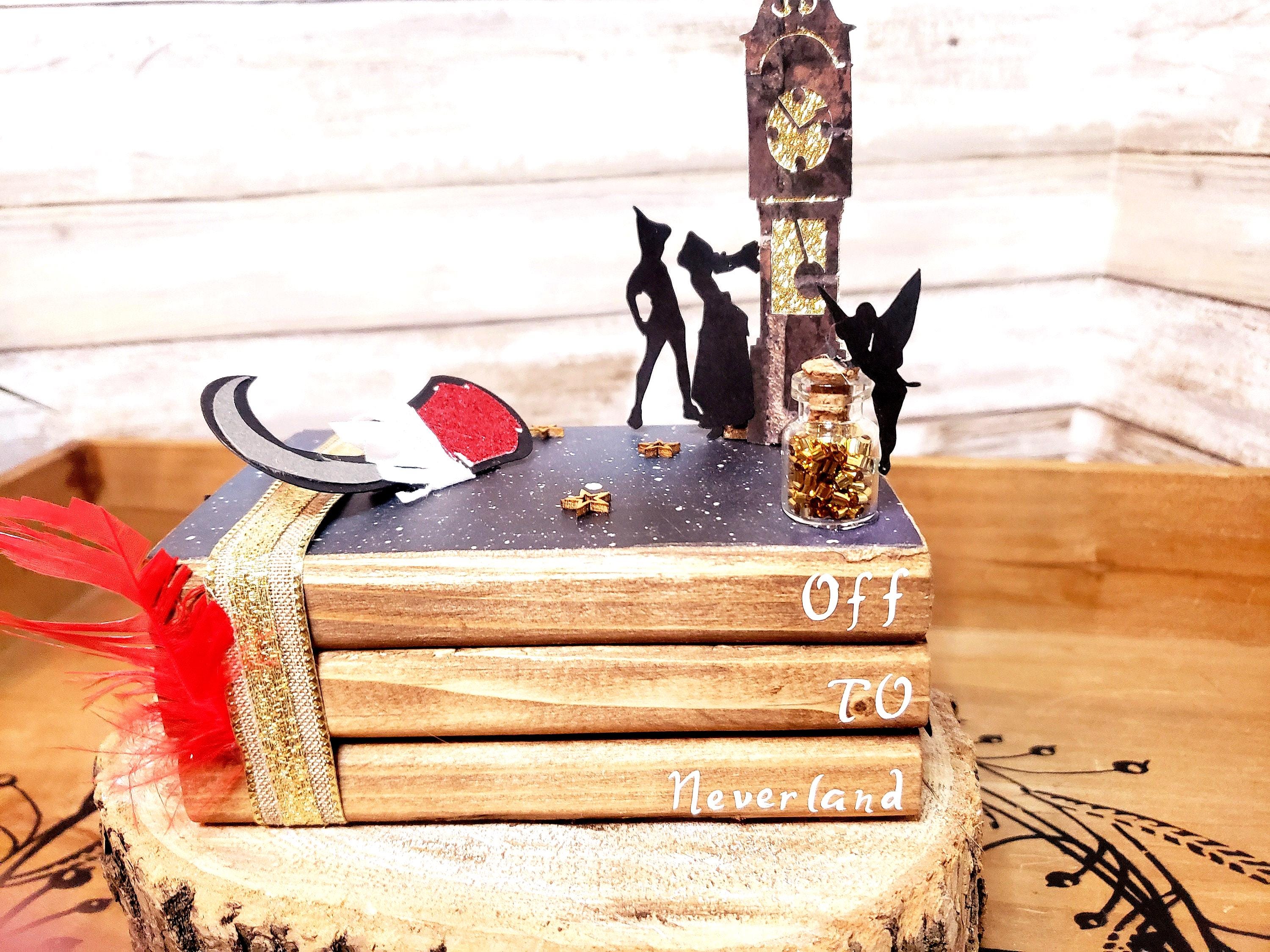 Peter Pan decor, Peter pan centerpiece, Disney decor, Peter Pan party, Tinkerbell decor, Disney handmade gift, Tinkerbell party gift