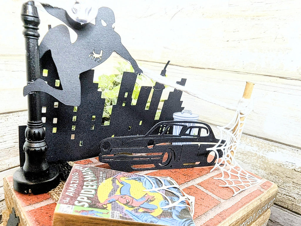 Spider Man decor, super hero wedding decor, Spider man centerpiece, Spider man party gift decor, Disney decor centerpiece