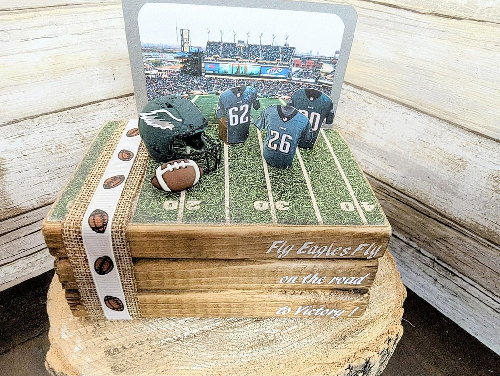 Eagles decor, eagles wedding decor, Eagles wedding centerpiece, Eagles Party gift decor, Football decor centerpiece