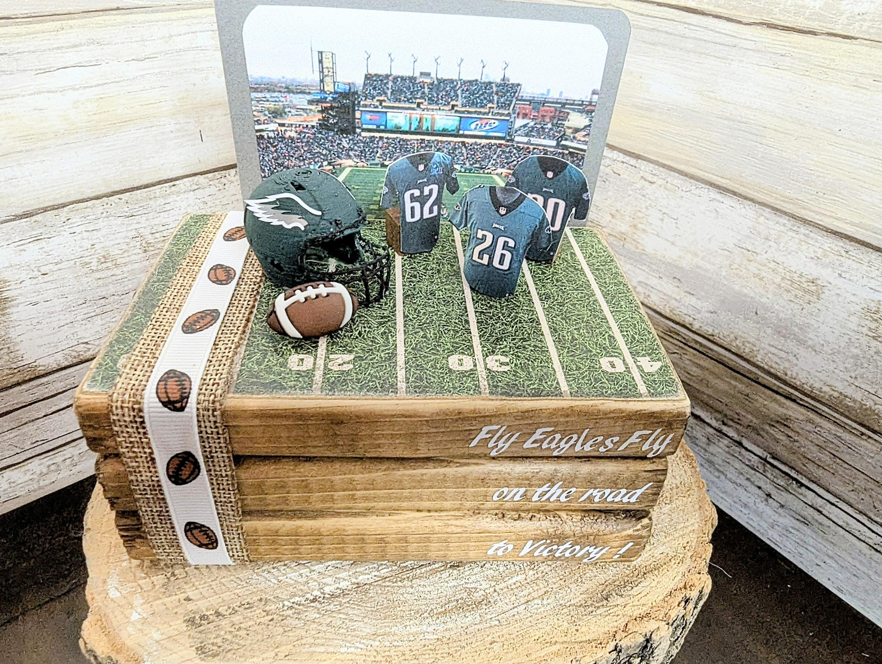 Eagles decor, eagles wedding decor, Eagles wedding centerpiece, Eagles Party gift decor, Football decor centerpiece
