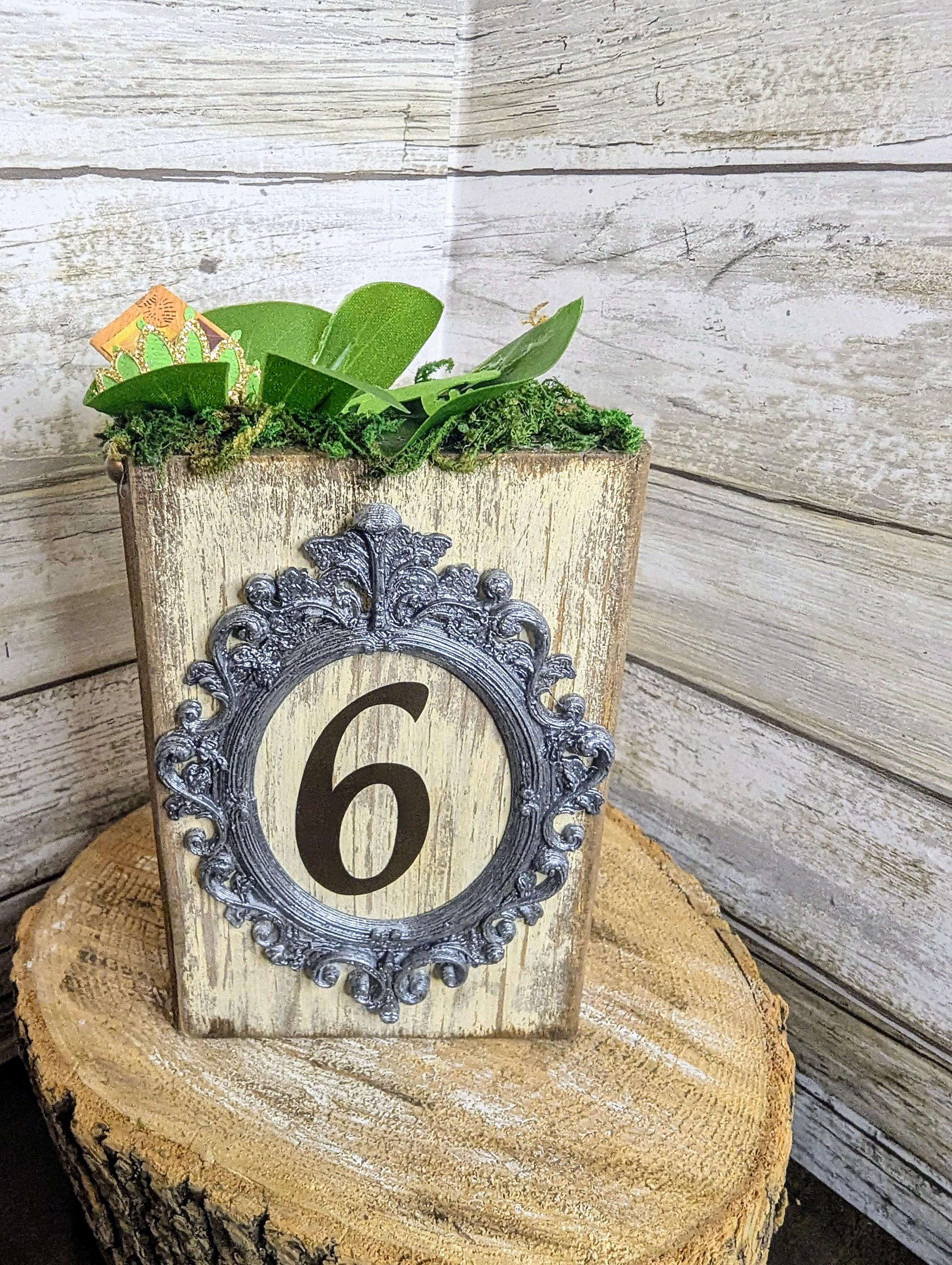 Disney Tiana table number decor, Disney wedding table numbers, Disney wedding decor, Disney wedding, Disney princess table number