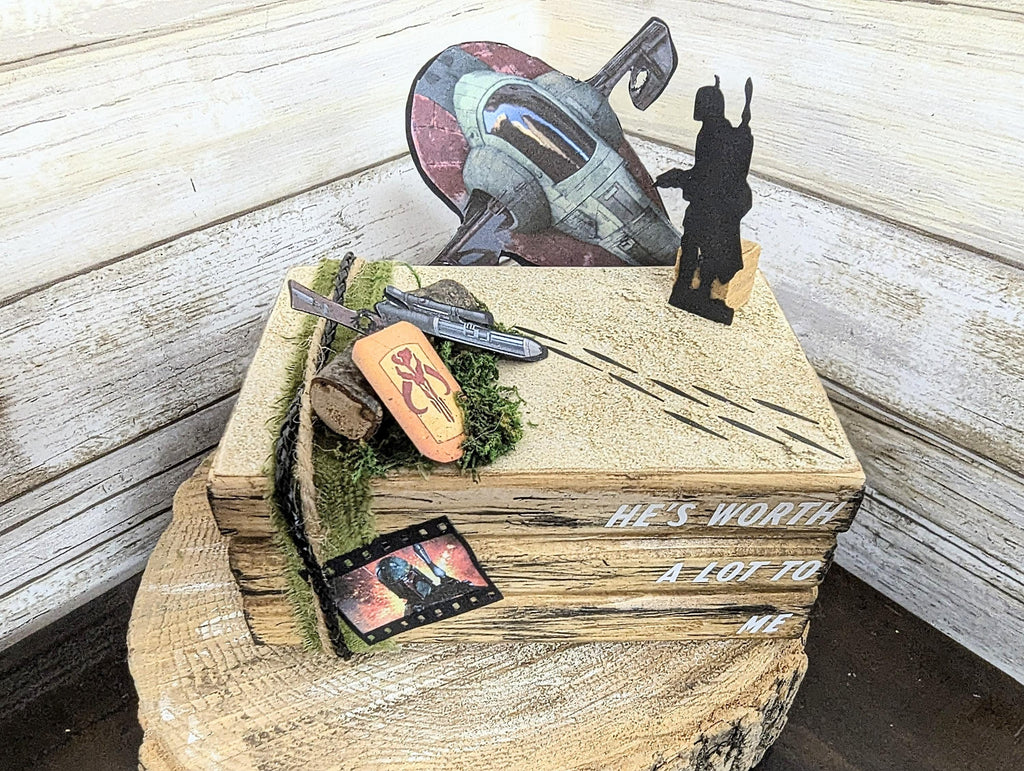 Boba Fett decor, Disney wedding decor, Disney wedding centerpiece, Boba fett Disney Party gift decor, Disney decor centerpiece, Boba Fett
