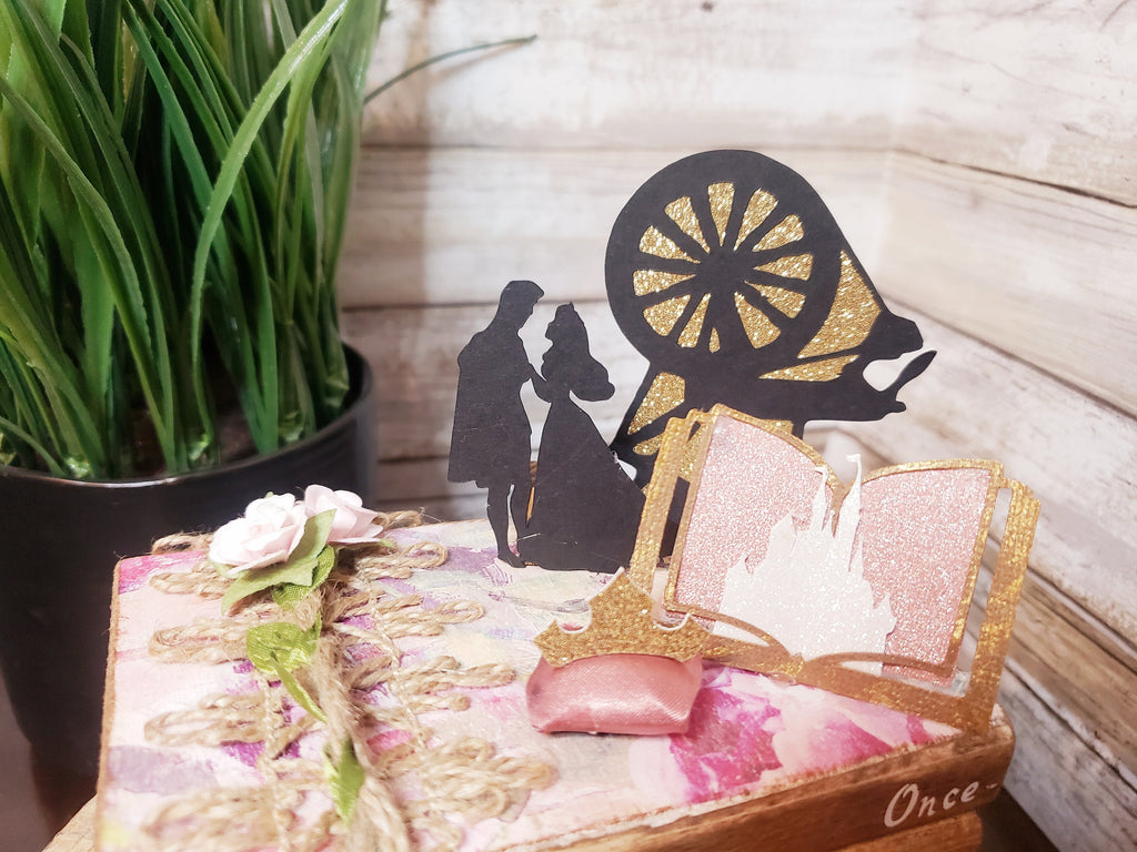 sleeping beauty centerpiece, princess party, Disney wedding decor, Disney princess centerpiece, Disney Sleeping Beauty decor, Disney Couple