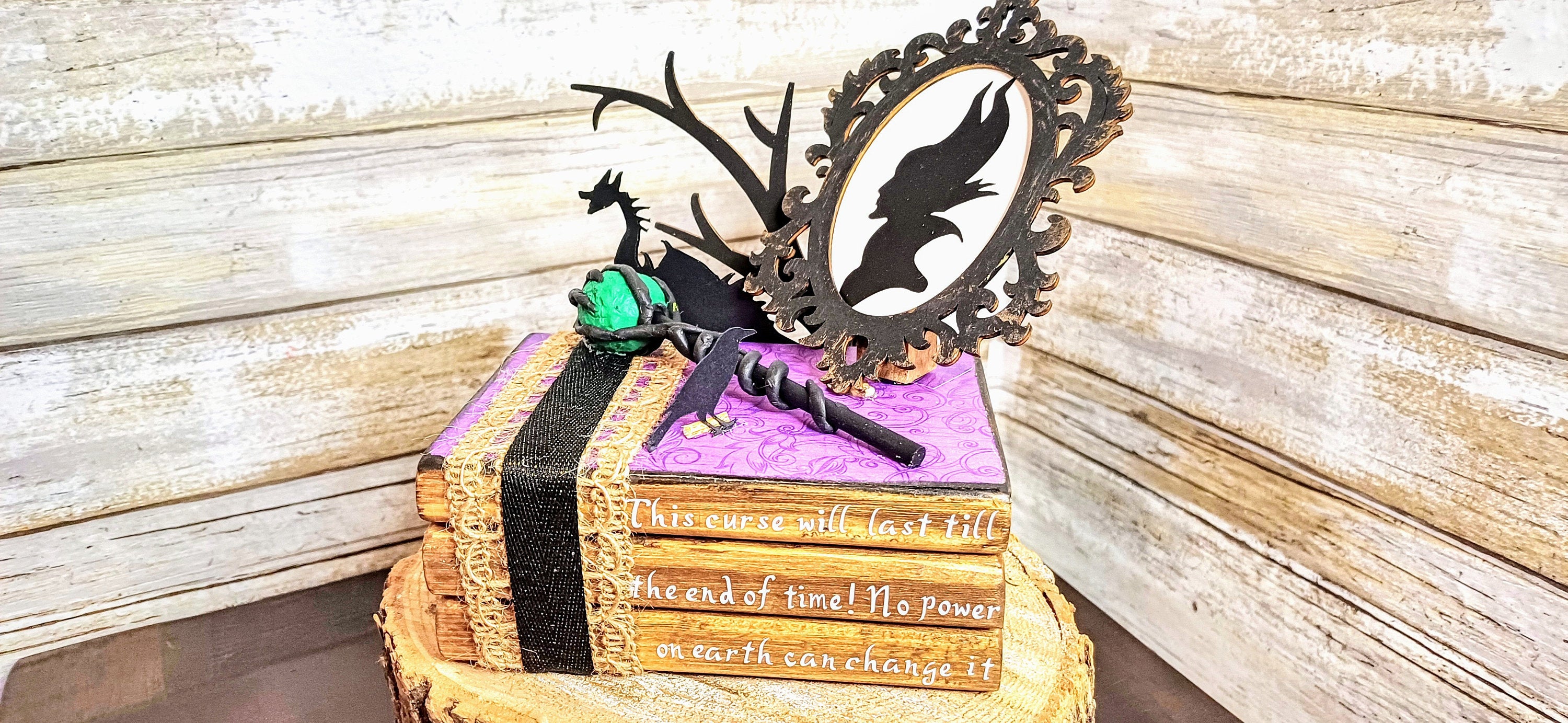 Maleficent Decor, Maleficent wedding party centerpiece Disney wedding decor Disney wedding Disney villains decor Disney Villains party gift