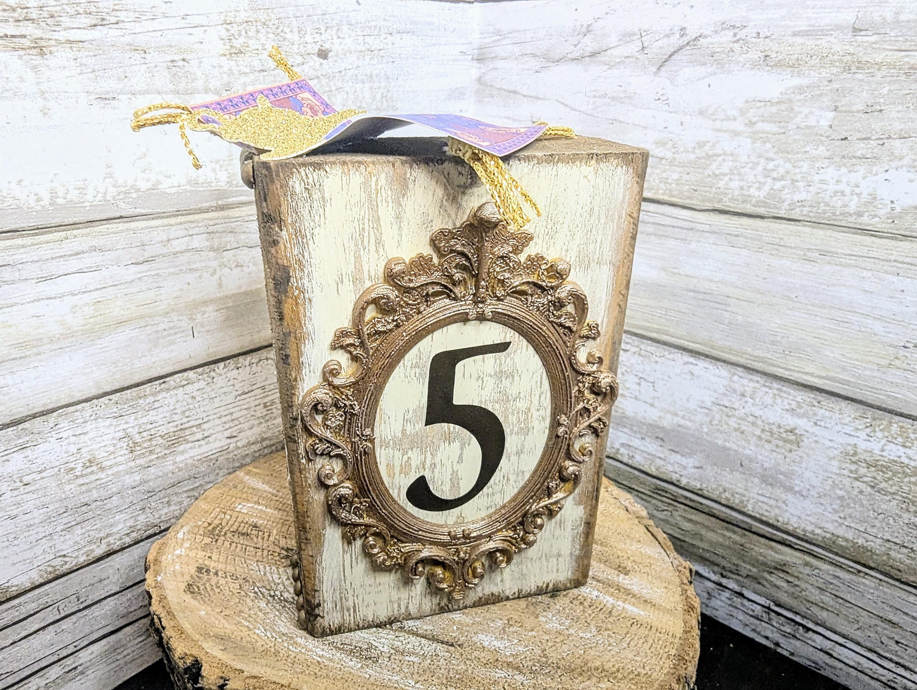 Disney Aladdin table number decor, Disney wedding table numbers, Disney wedding decor, Disney wedding, Disney princess table number