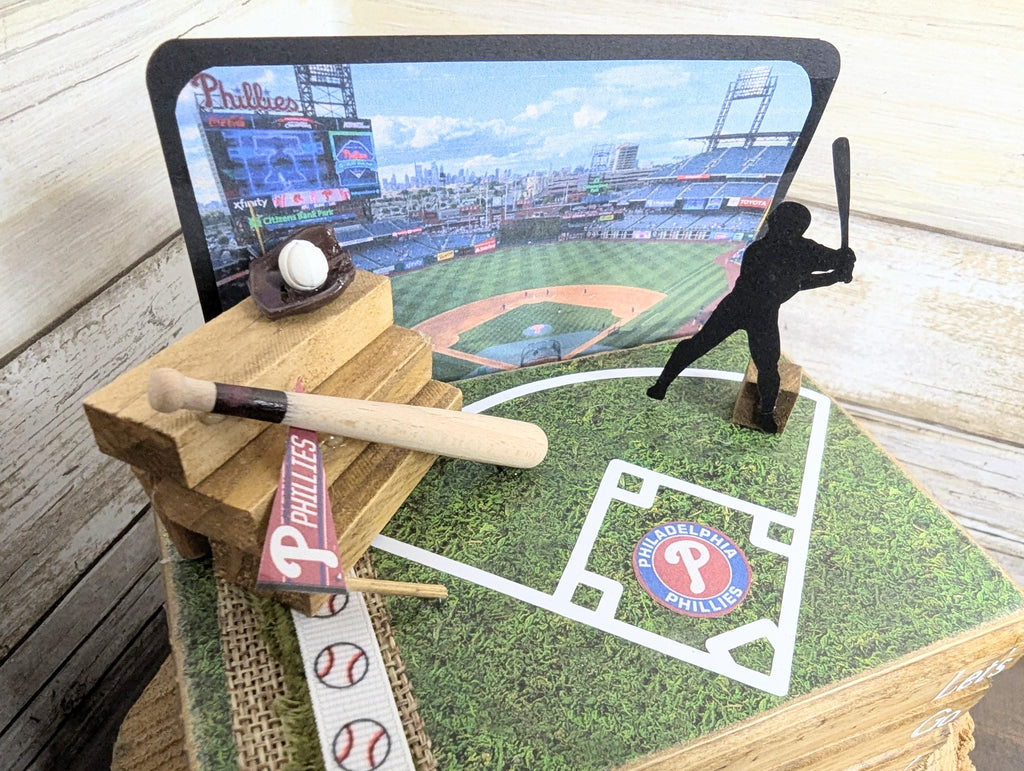 Baseball Decor, Baseball centerpiece, baseball wedding decor, baseball party decor, Baseball gift