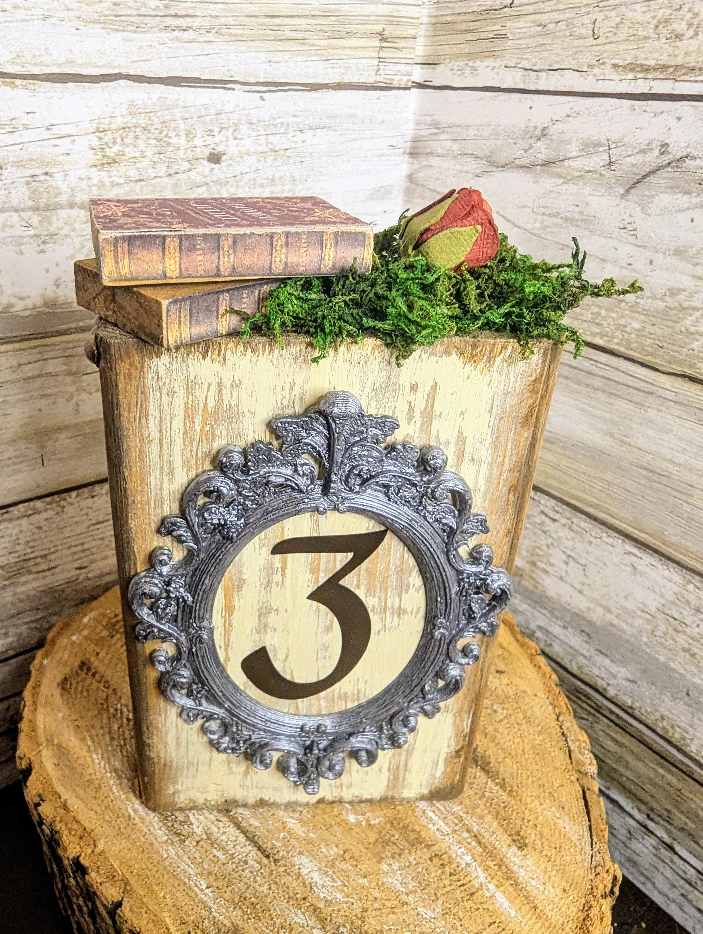 Disney Beauty and beast table numbers decor, Disney wedding party table number decor,Disney wedding, Disney princess table numer