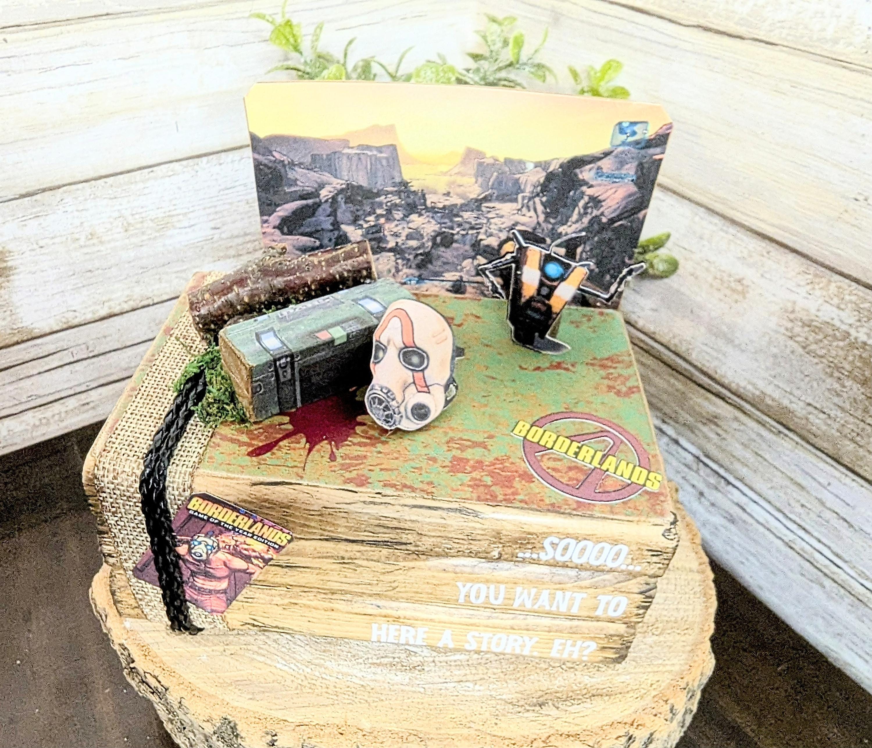 Borderlands decor, video game wedding decor, Borderlands centerpiece, Borderlands Party gift decor, Video game decor centerpiece
