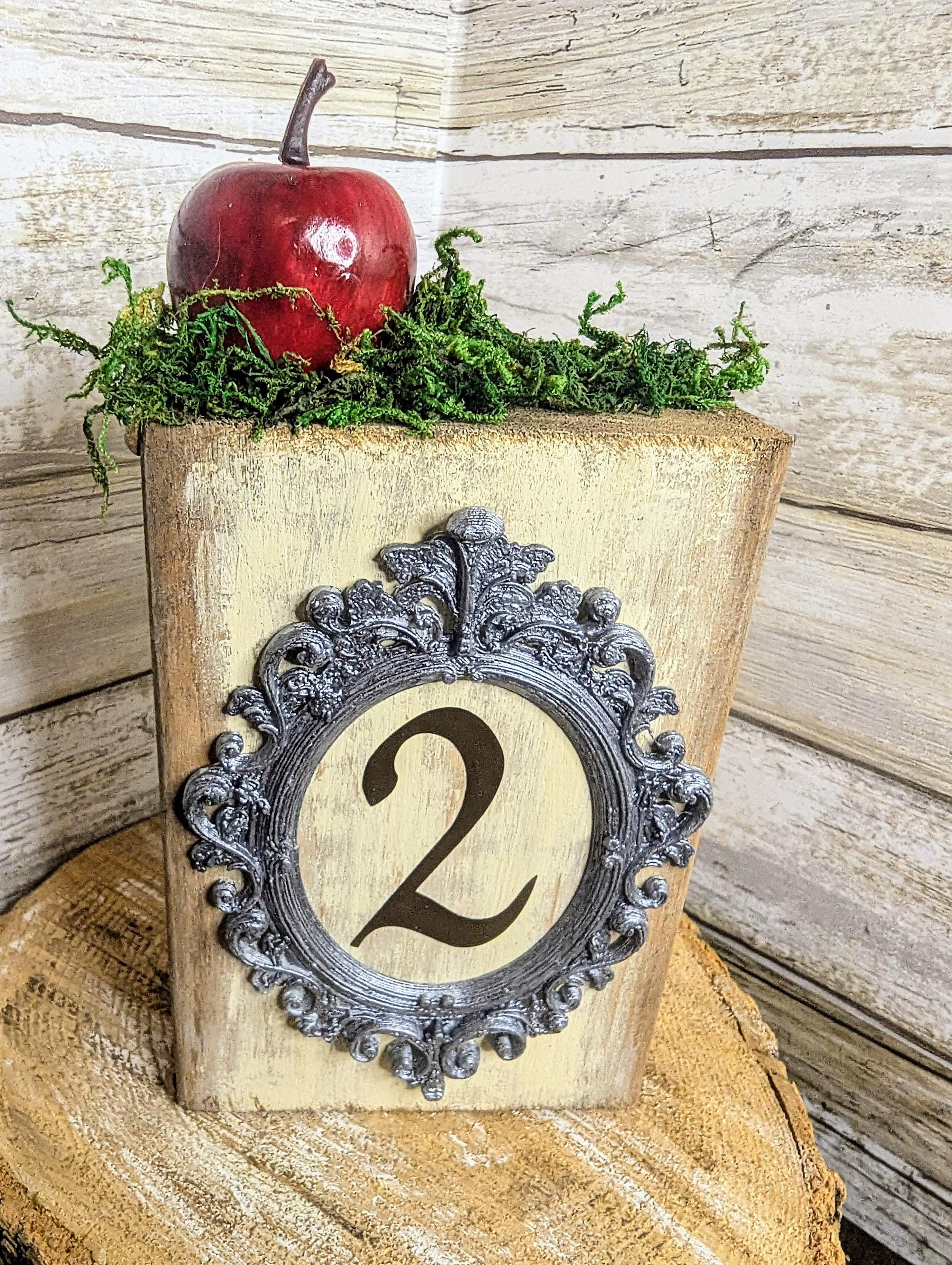 Disney Snow White table number decor, Disney wedding party table number decor,Disney wedding, Disney princess table numbers
