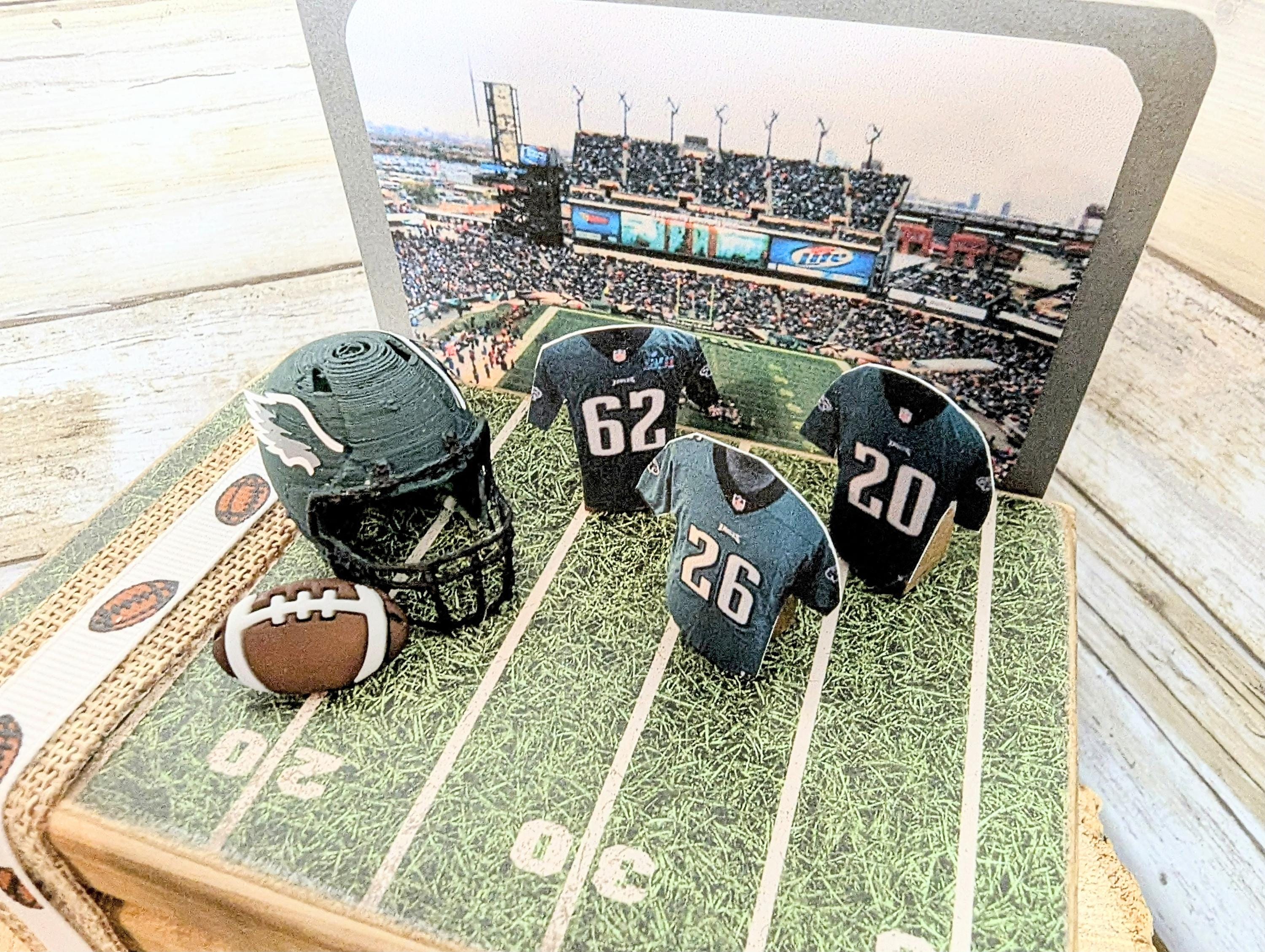 Eagles decor, eagles wedding decor, Eagles wedding centerpiece, Eagles Party gift decor, Football decor centerpiece