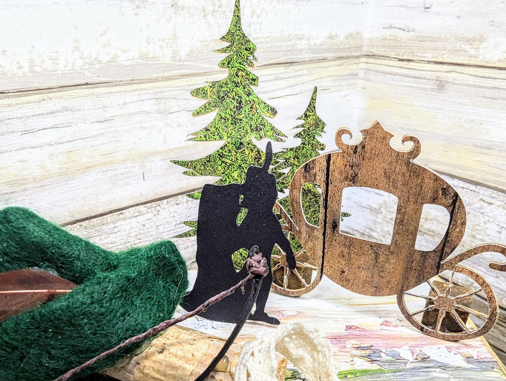 Disney Robinhood decor, Disney wedding couple decor, Disney wedding centerpiece Robinhood and maid Marion table decor, Disney gift