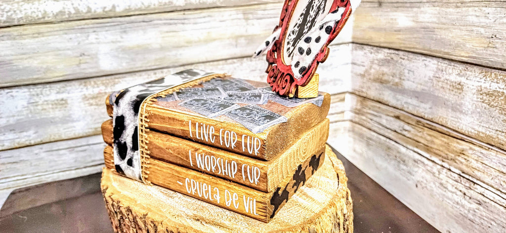 Cruella Decor centerpiece, Disney Villian gift, Disney wedding party decor, Disney wedding, Disney villain decor, Disney Villains party