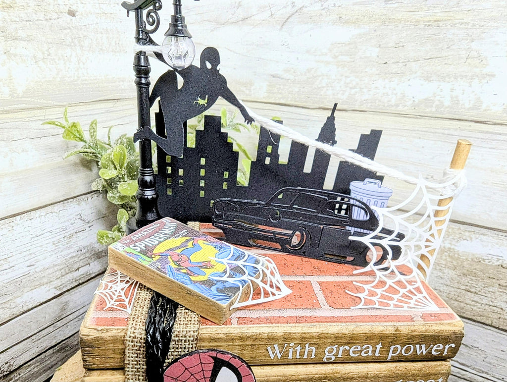 Spider Man decor, super hero wedding decor, Spider man centerpiece, Spider man party gift decor, Disney decor centerpiece