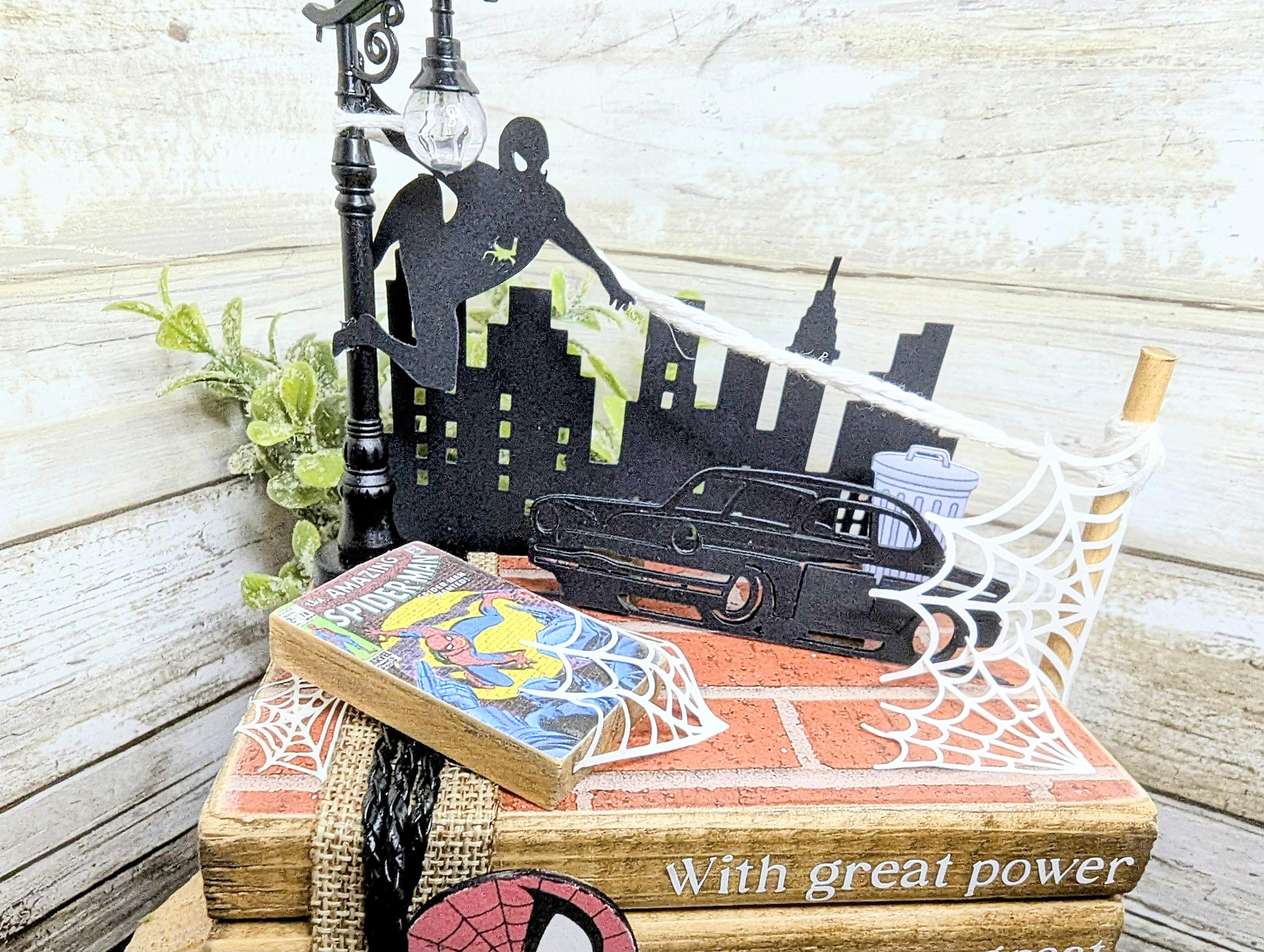 Spider Man decor, super hero wedding decor, Spider man centerpiece, Spider man party gift decor, Disney decor centerpiece