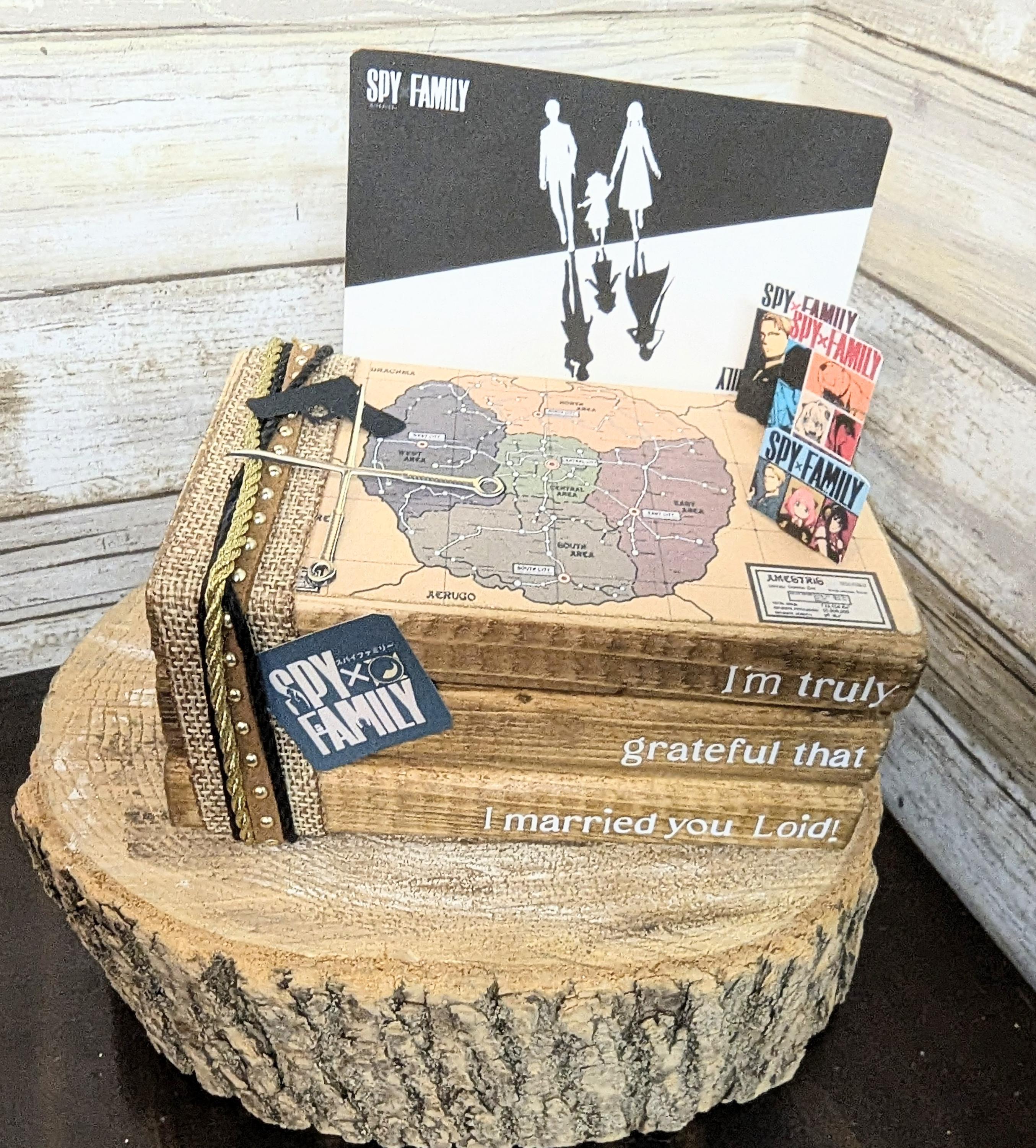 Spy x family decor, Anime wedding decor, anime wedding centerpiece, spy x family Party gift decor, anime decor centerpiece