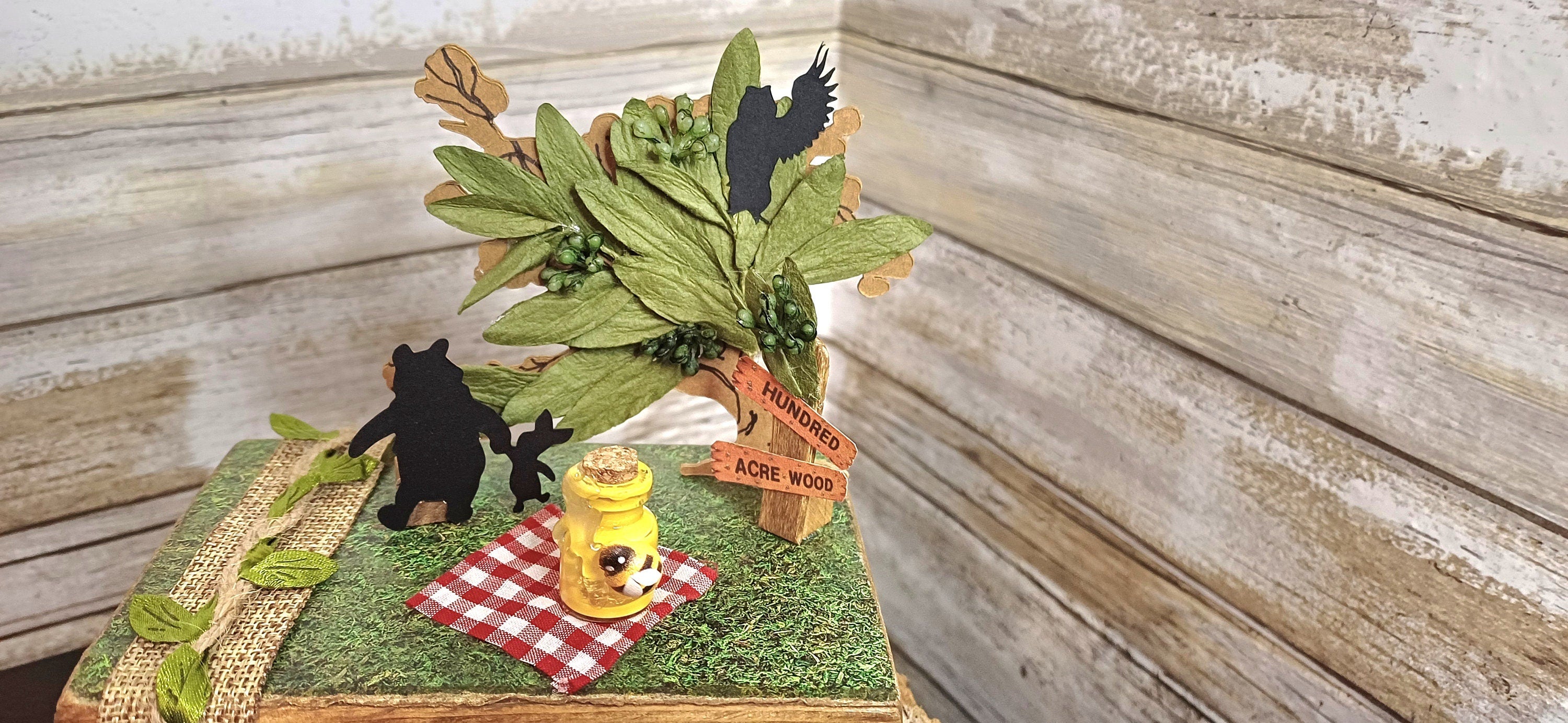 Winnie the Pooh Stacked Books Centerpiece | Disney Table Decor