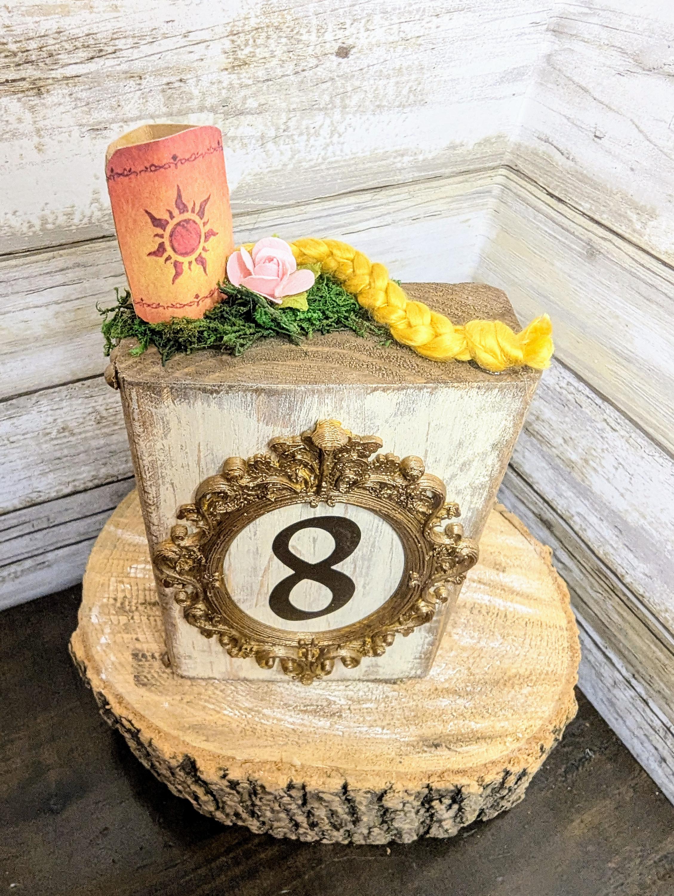 Disney Tangled table number decor, Disney wedding table numbers, Disney wedding decor, Disney wedding, Disney princess table number